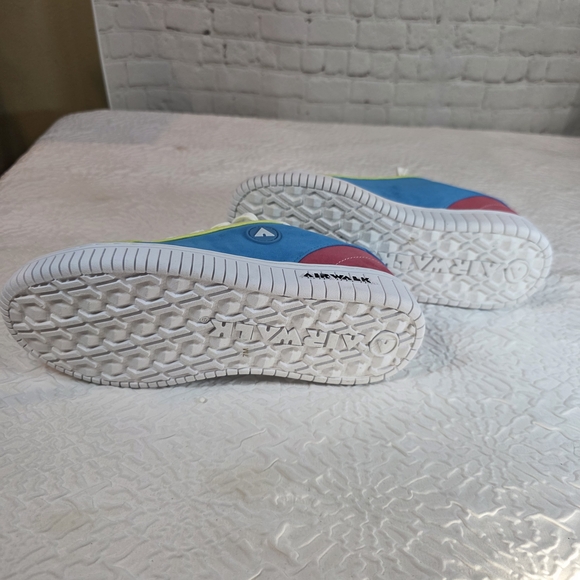 NIB Airwalk Strong 4 Sneakers Blue Multi Pastel Colorblock Skate Shoes Womens 7 - Picture 9 of 9